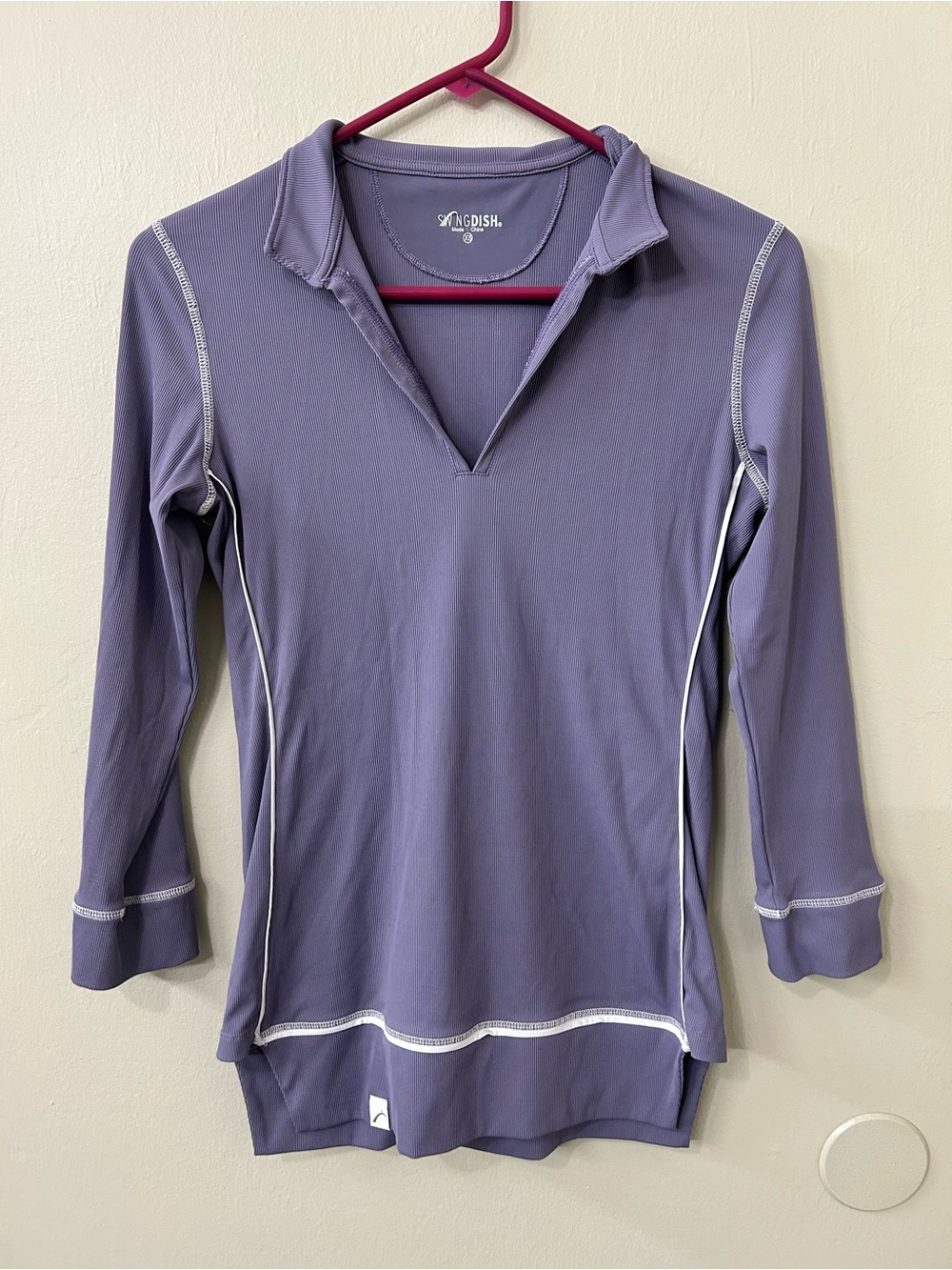 SwingDish Purple Golf Athletic Woman’s Top Sz XS
